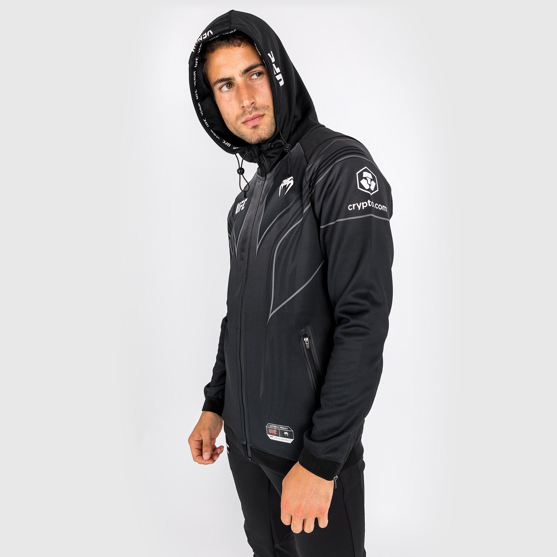 ufc-venum-authentic-fight-night-2-0-walkout-hoodie-herren-schwarz image 4
