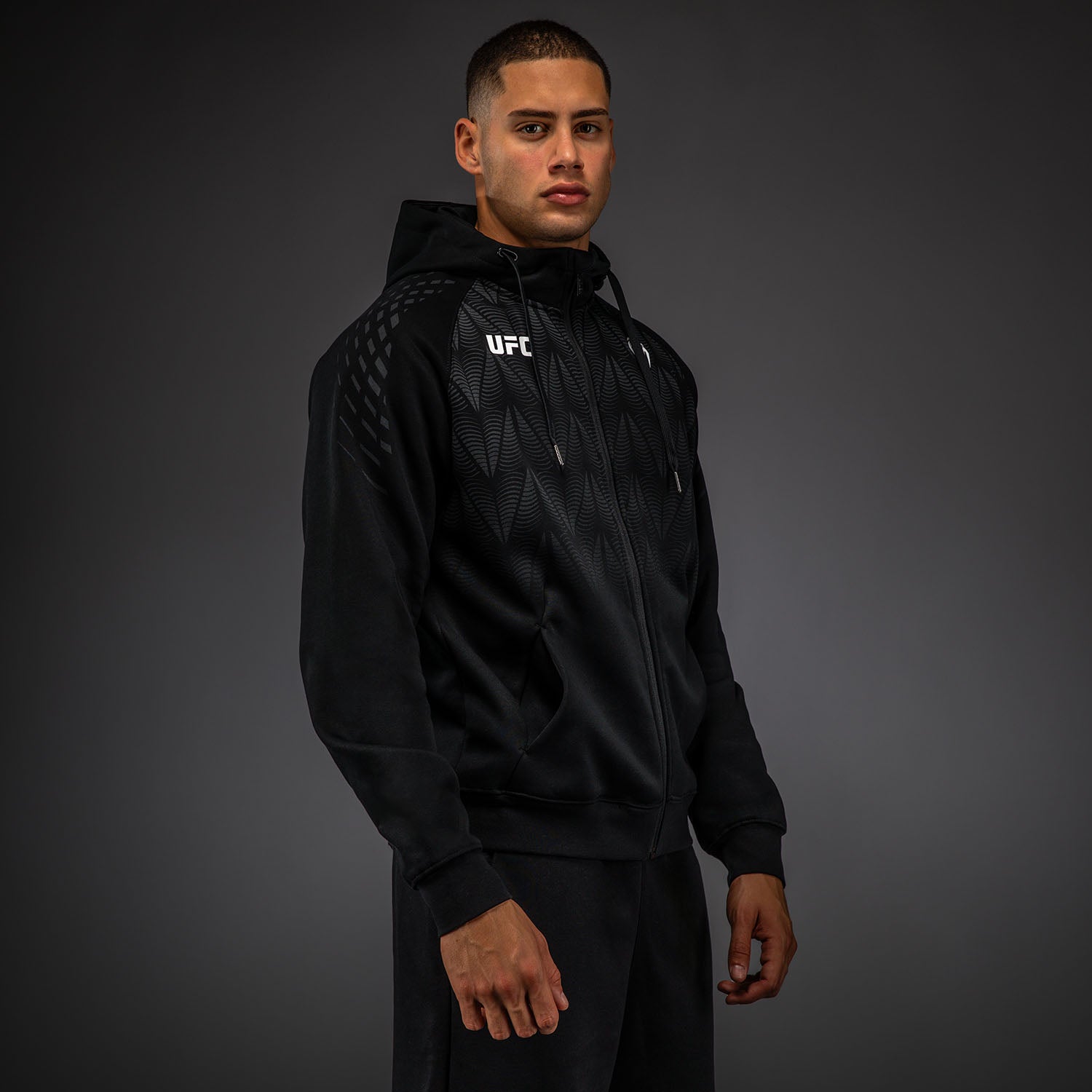 ufc-zenith-by-venum-replica-zip-hoodie-herren-schwarz image 3