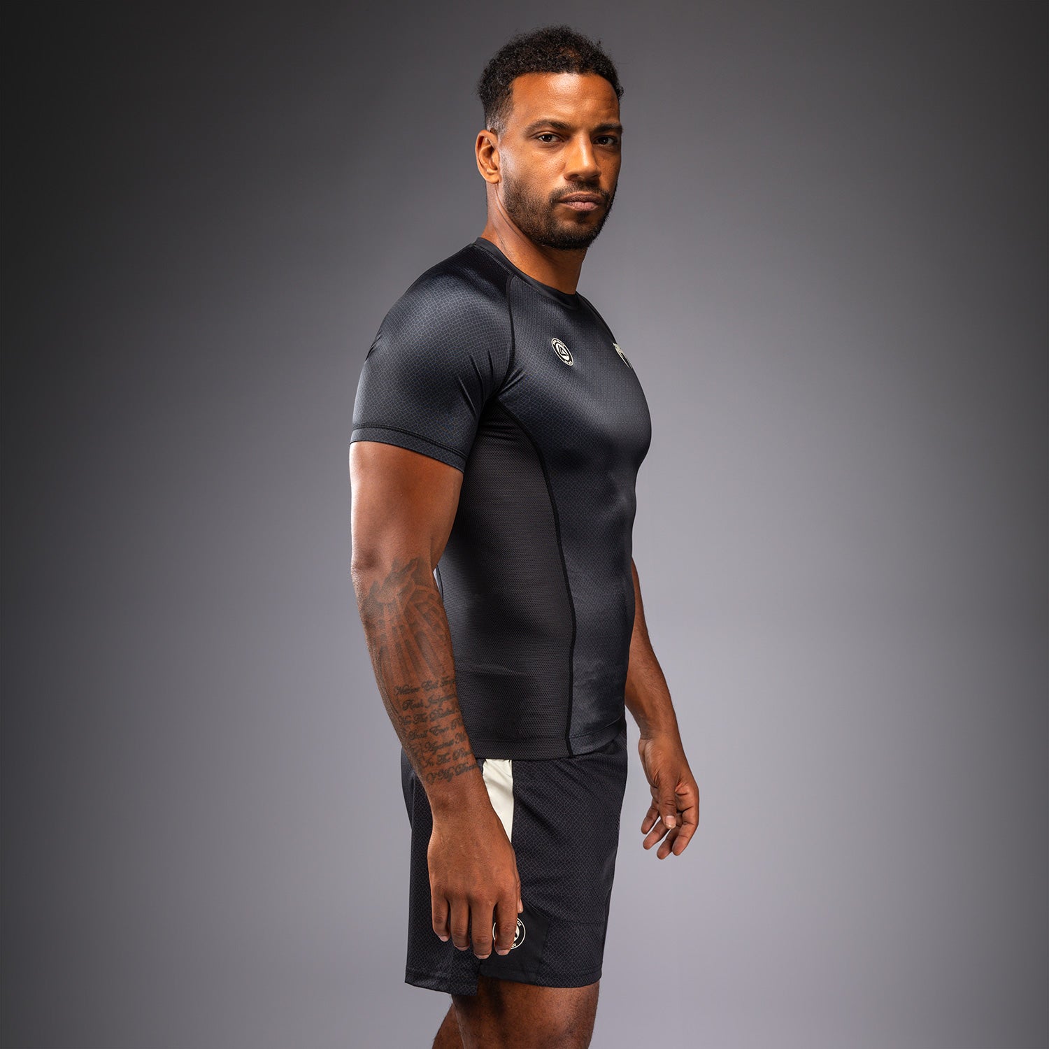 venum-x-roger-gracie-academy-kurzarm-rashguard-herren-schwarz image 4