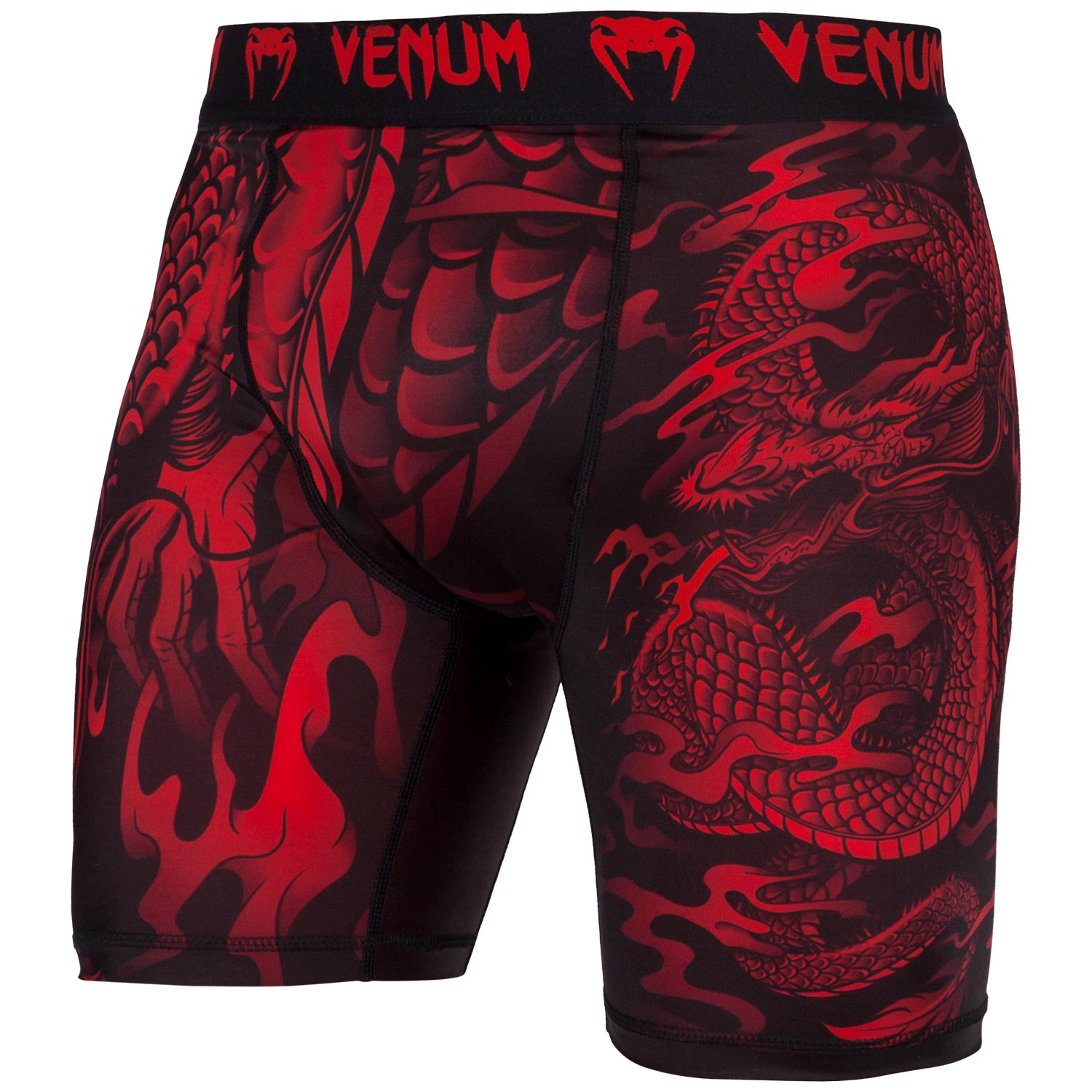 venum-dragon-s-flight-kompression-shorts-schwarz-rot image 1