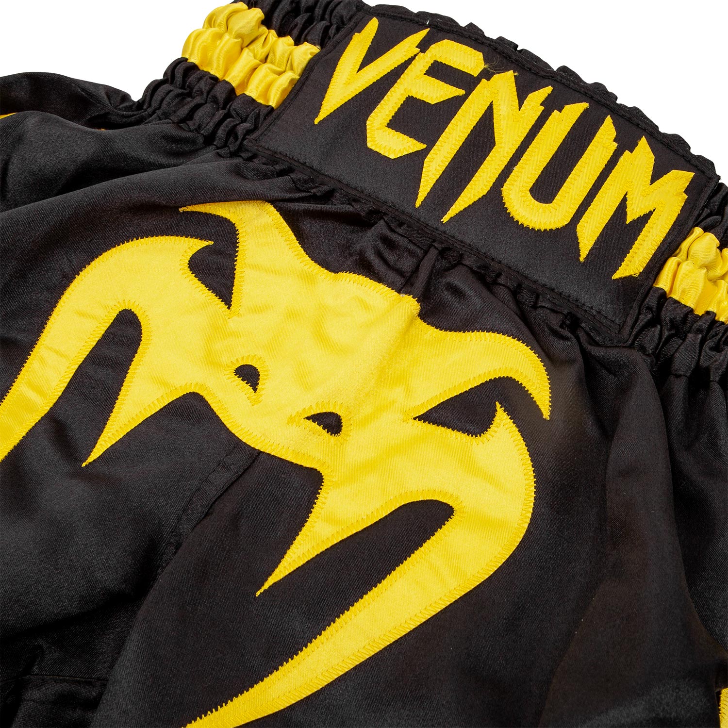venum-bangkok-inferno-muay-thai-shorts-kinder-schwarz-gelb image 3