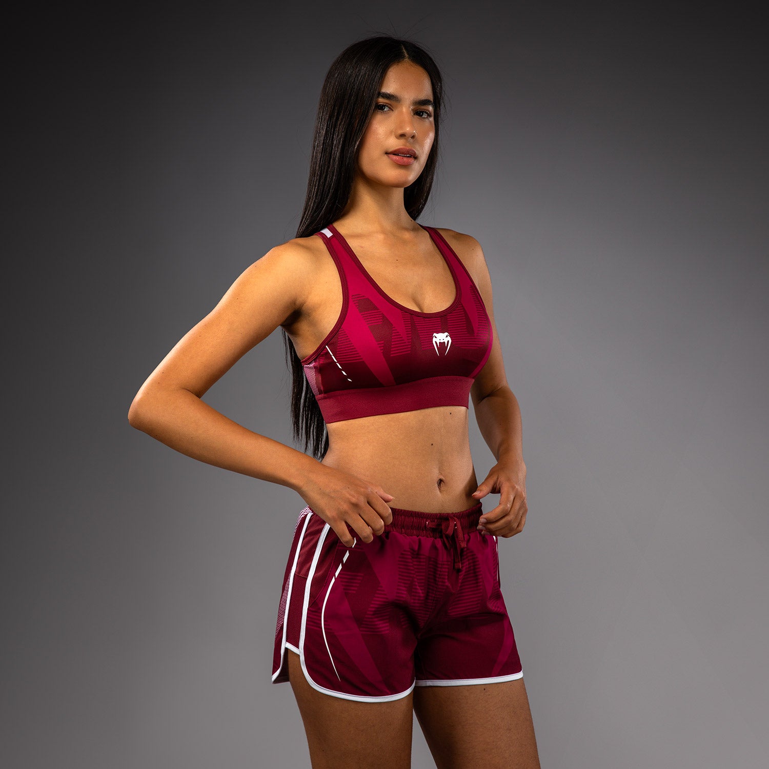 venum-adrenaline-damen-sport-bh-burgunder-rosa image 1