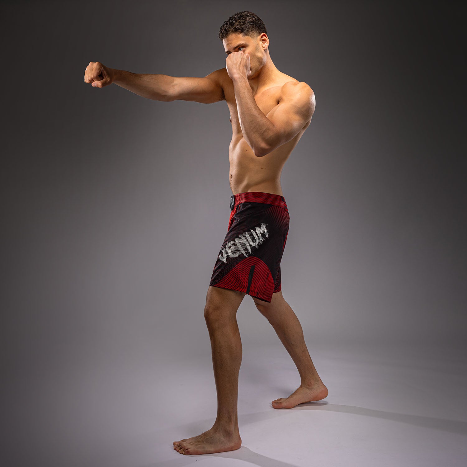 venum-galactic-3-0-fightshorts-rot-silber-f-r-herren image 5