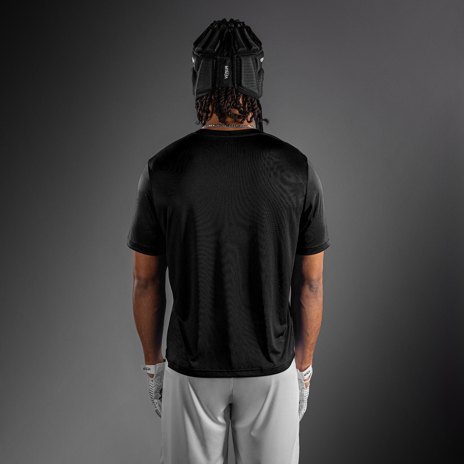 venum-lineup-performance-kurzarm-t-shirt-herren-schwarz-wei image 4