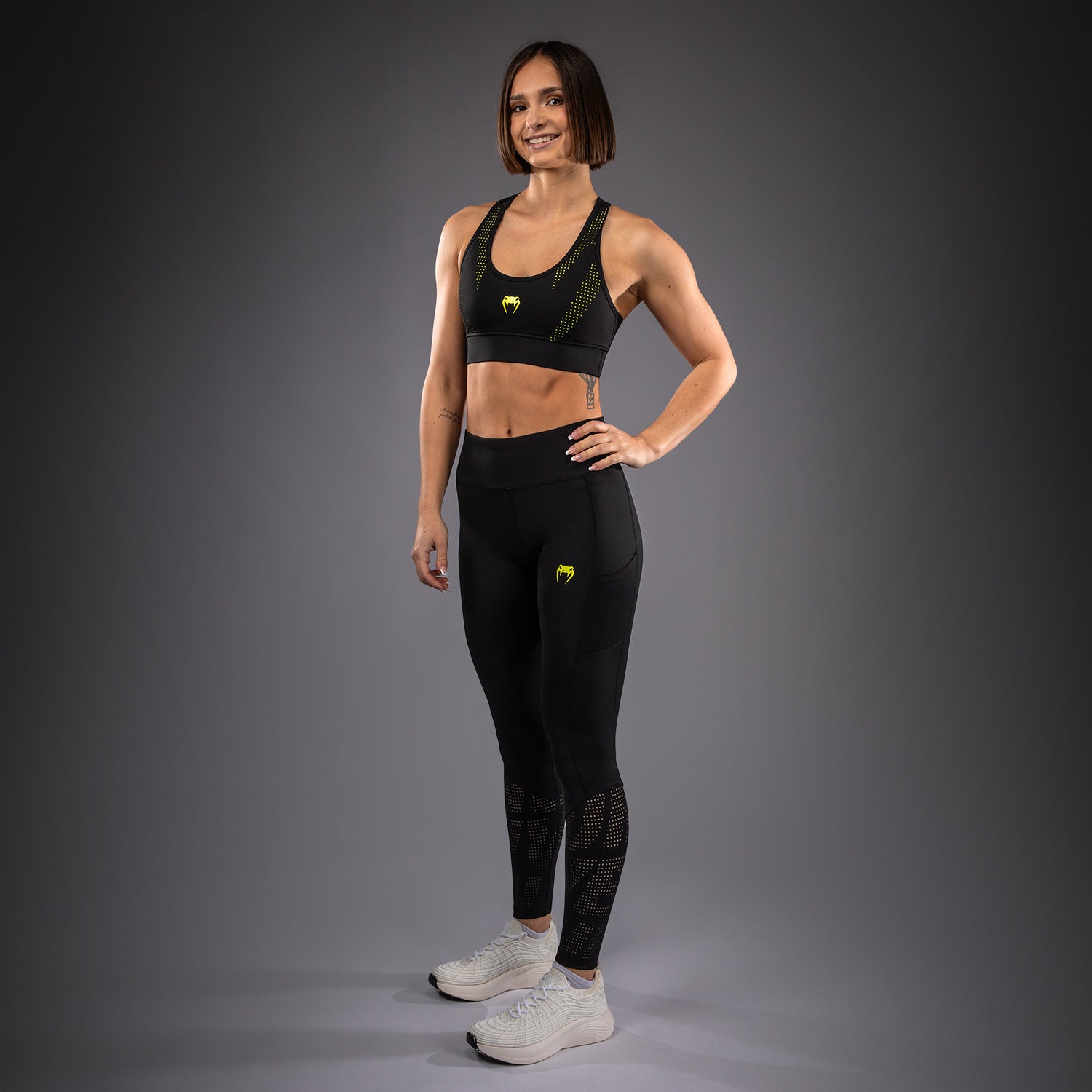 venum-lazer-sport-bh-f-r-damen-schwarz-gelb image 6