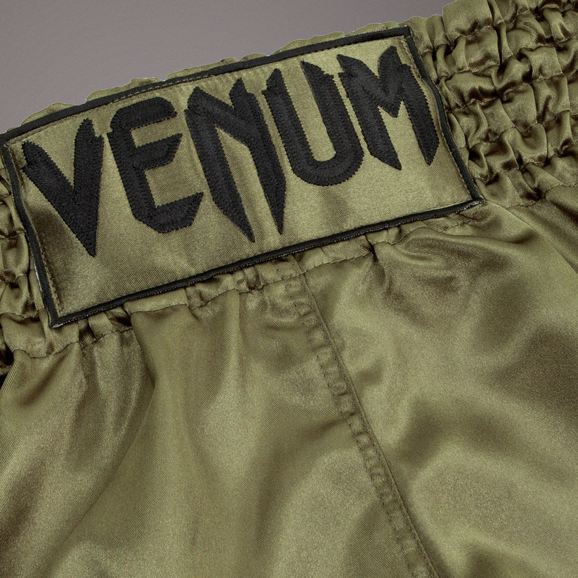 venum-classic-muay-thai-shorts-khaki-schwarz-damen image 3