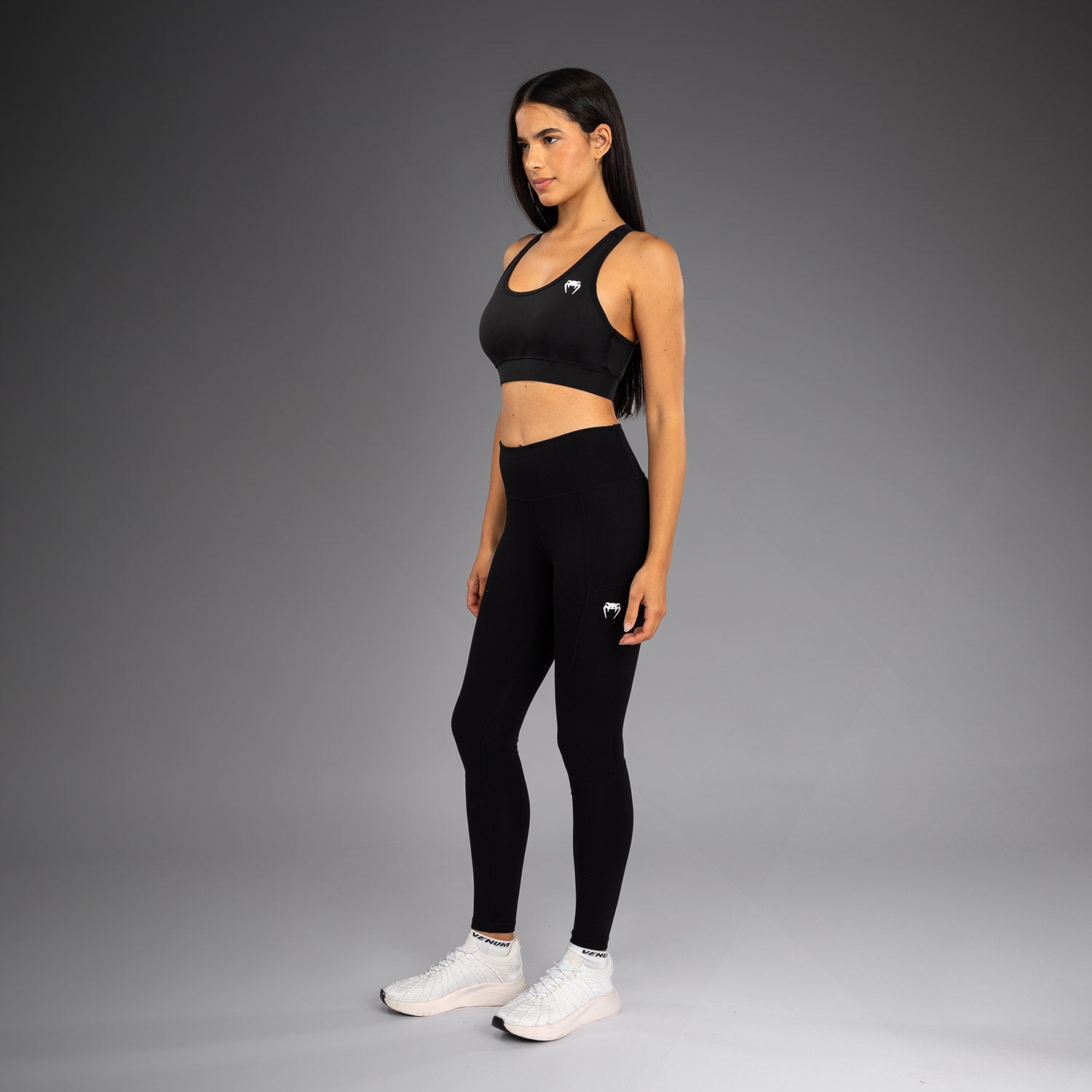 venum-essential-performance-leggings-damen-schwarz image 2