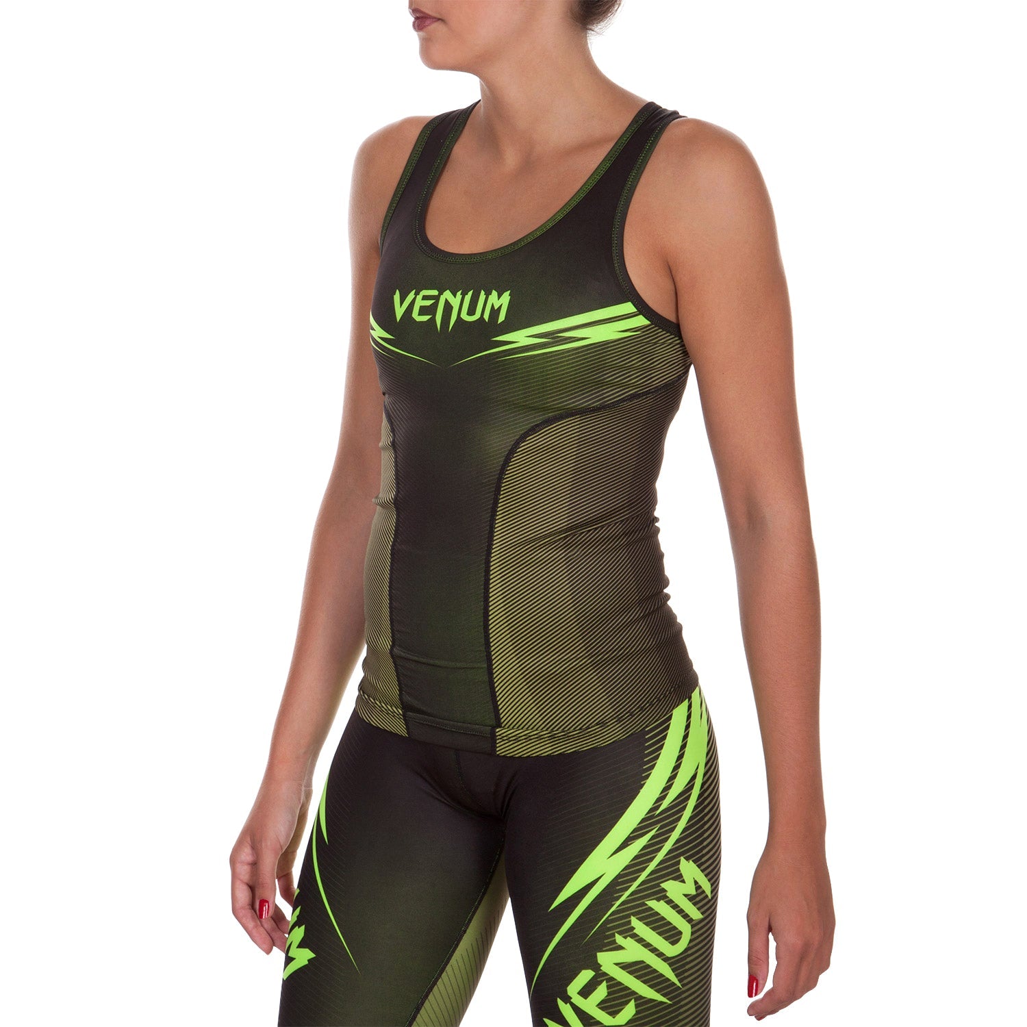 venum-razor-tank-top-damen-schwarz-gelb image 1