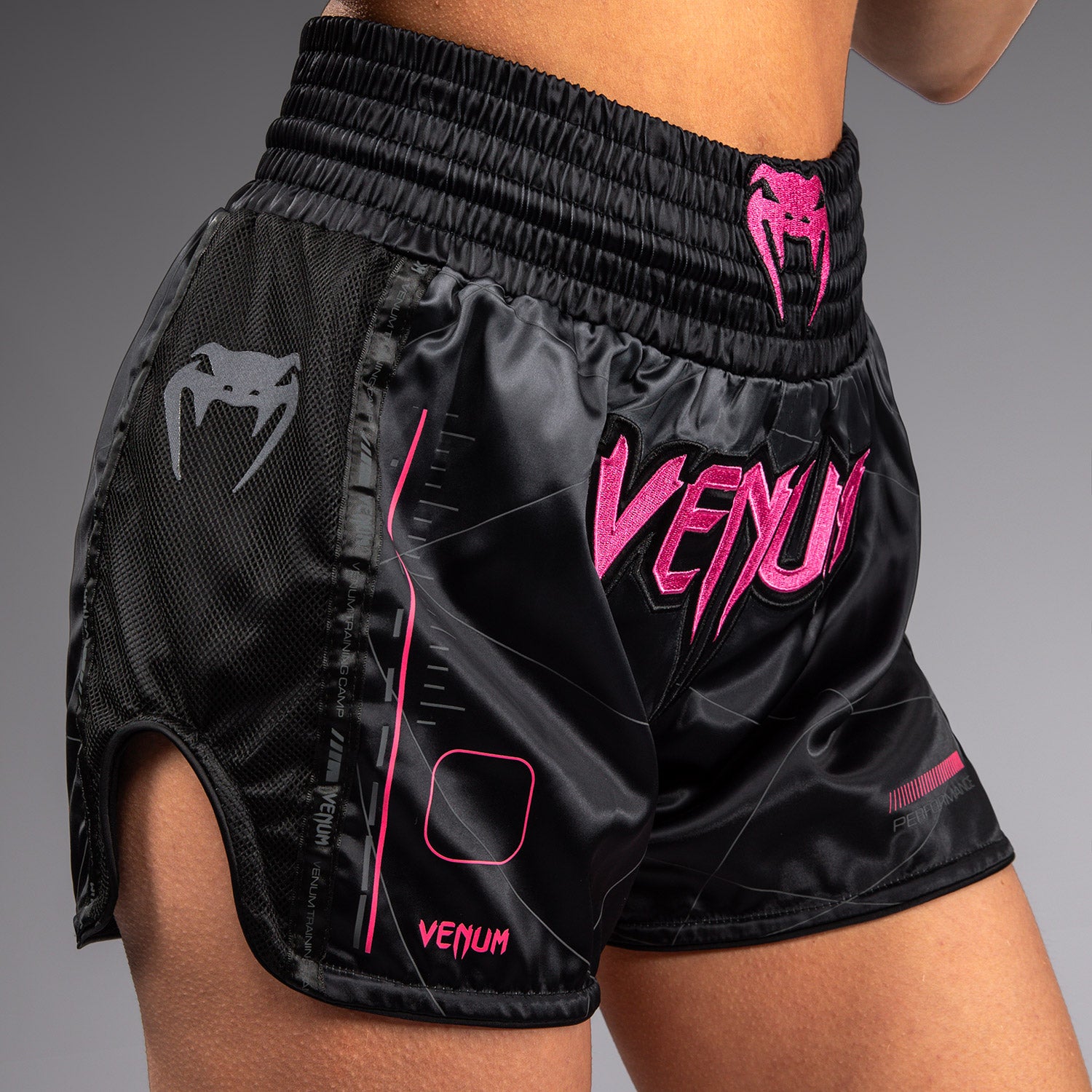 venum-tactical-xt-muay-thai-shorts-schwarz-sturmgrau-damen image 6