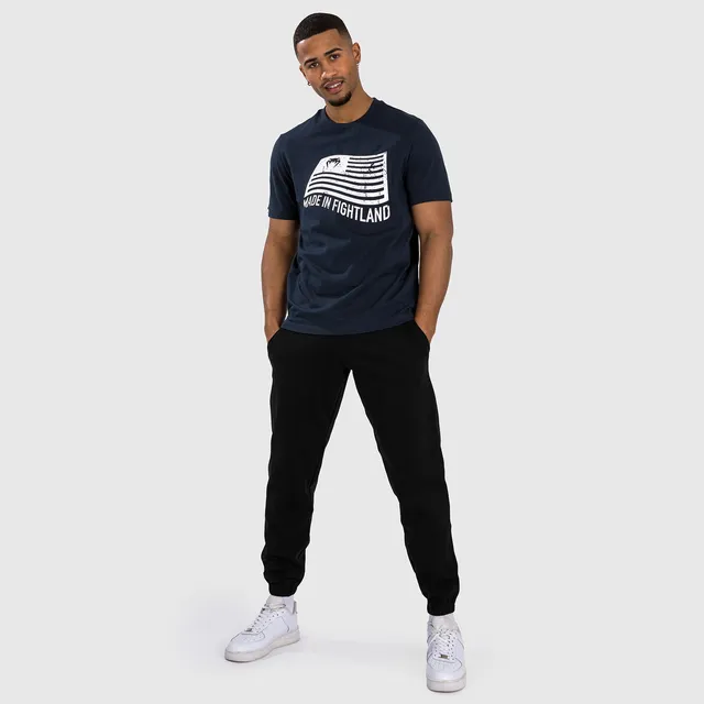venum-made-in-fightland-t-shirt-herren-marineblau-wei image 1