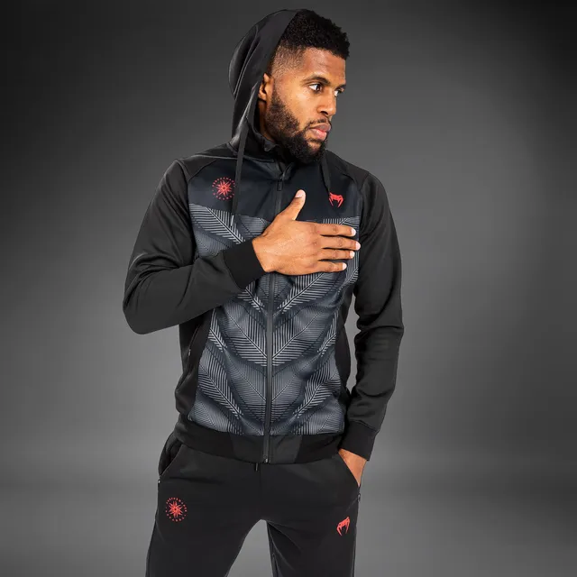 venum-phantom-hoodie-mit-rei-verschluss-schwarz-rot image 1