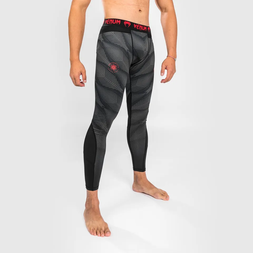 venum-phantom-kompressionshose-schwarz-rot-herren image 1