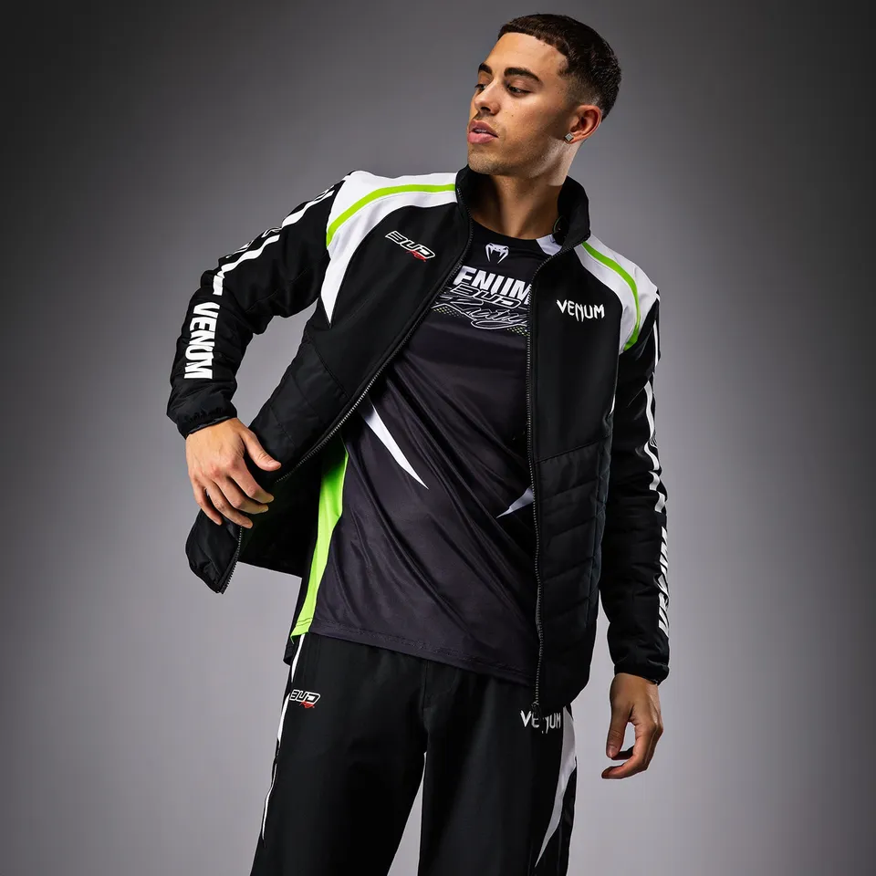 venum-x-bud-racing-herren-softshell-jacke-schwarz-wei-limettengr-n image 1