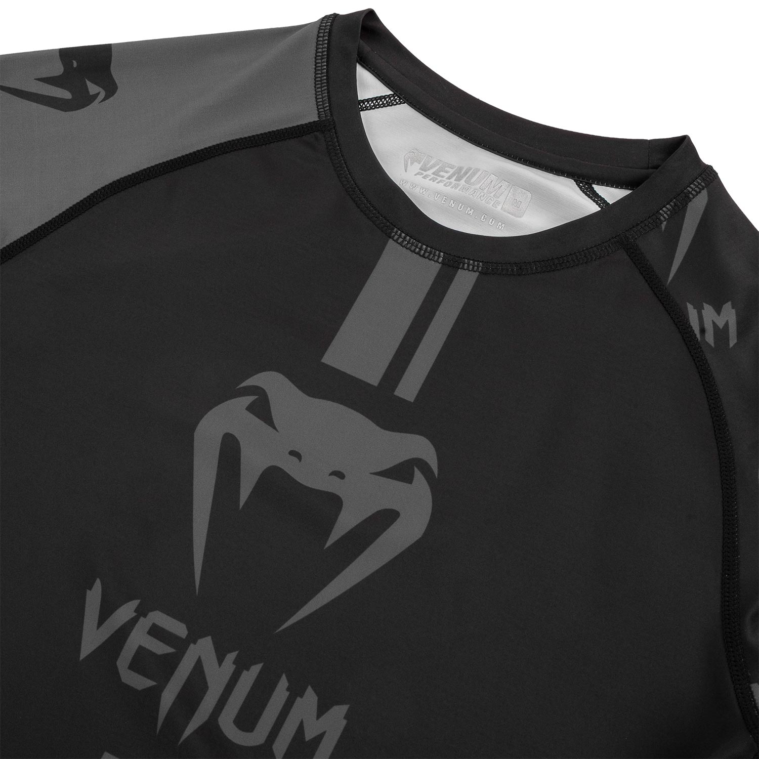 venum-logos-langarm-rashguard-schwarz-schwarz image 5