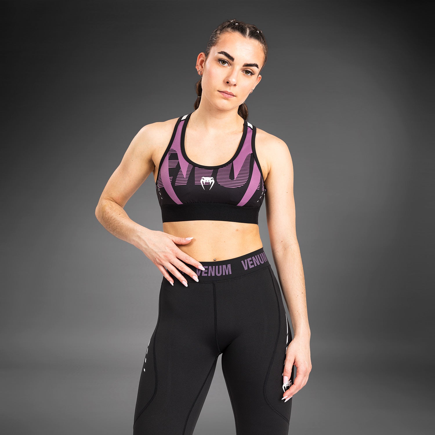 venum-adrenaline-sport-bh-f-r-frauen-purple-schwarz image 2