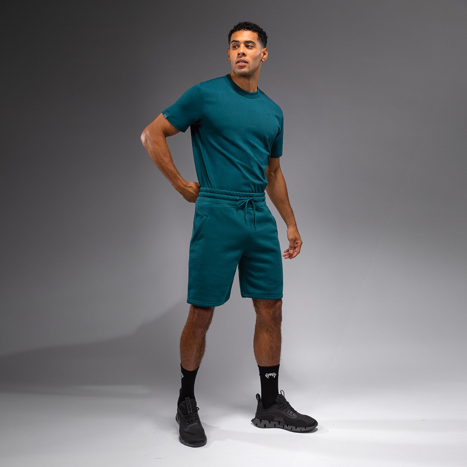 venum-silent-power-baumwollshorts-herren-pfauengr-n image 2