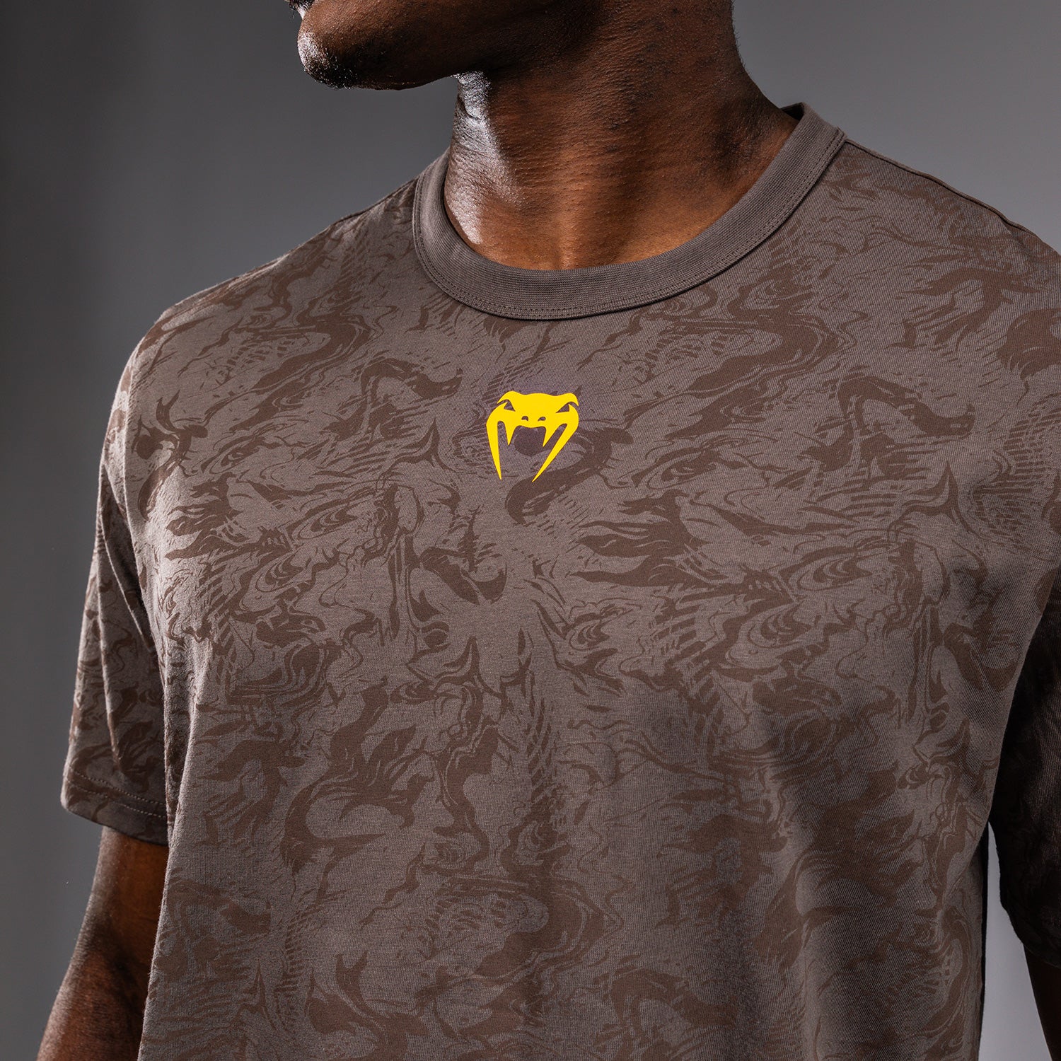 ufc-fusion-by-venum-fight-week-herren-t-shirt-kurzarm-erdiges-braun image 5