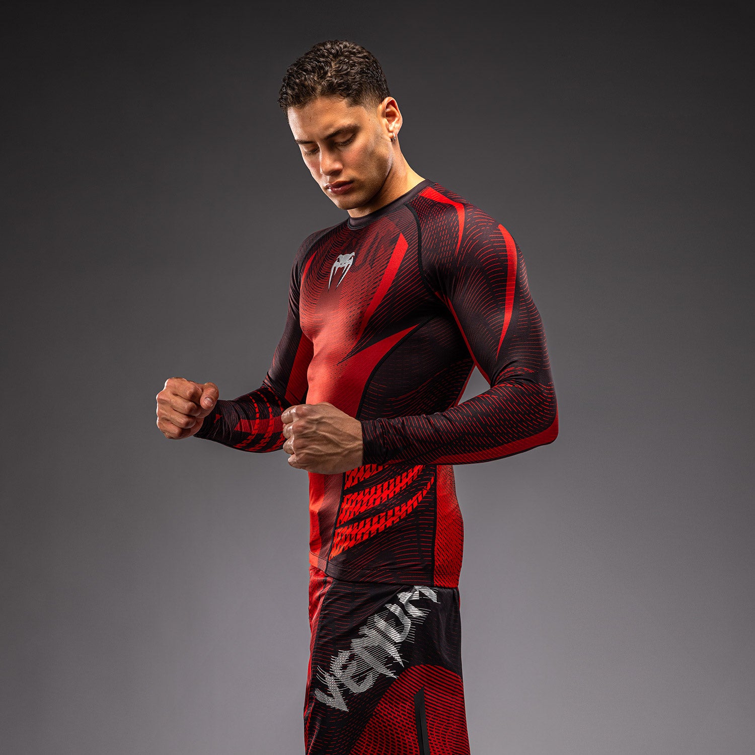 venum-galactic-3-0-langarm-rashguard-rot-silber-f-r-herren image 3