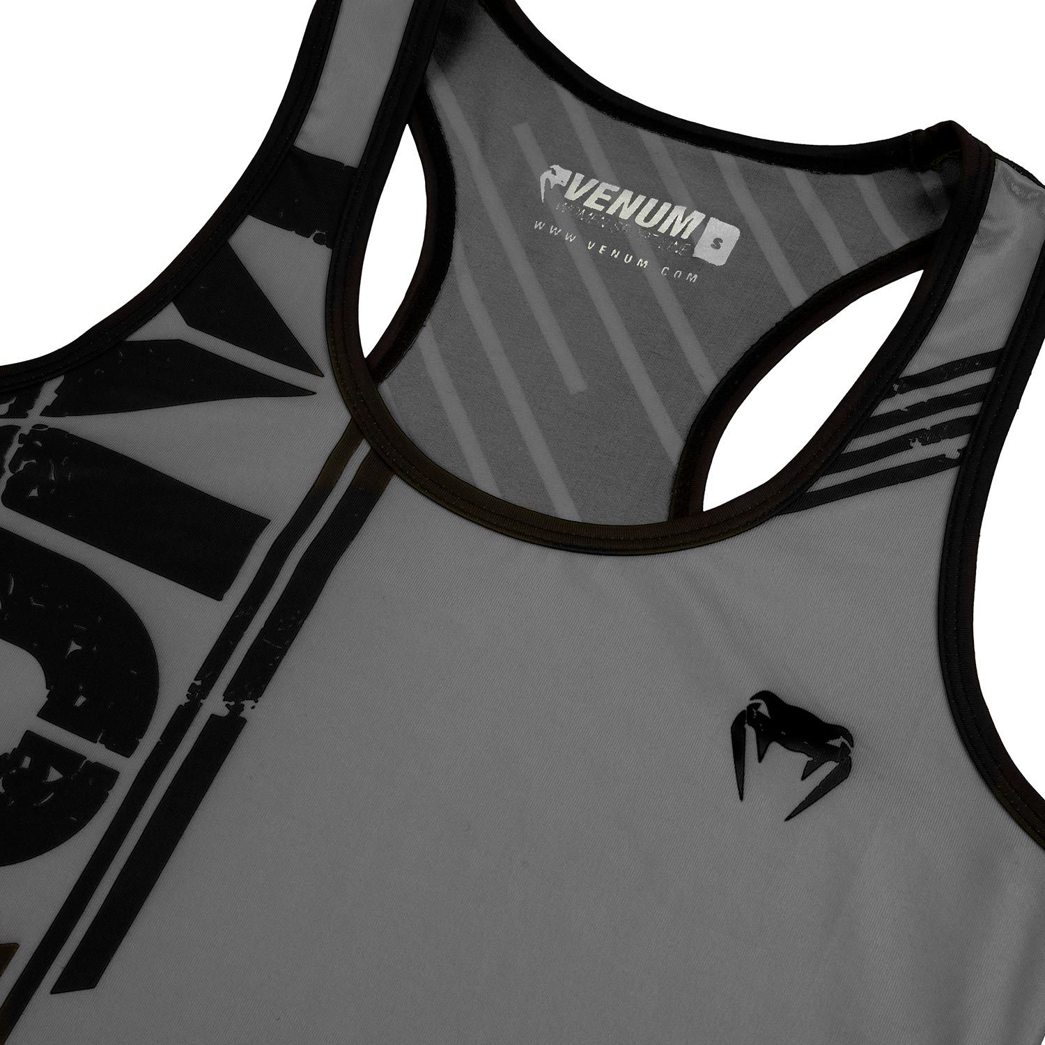 venum-power-tank-top-damen-grau-schwarz image 4