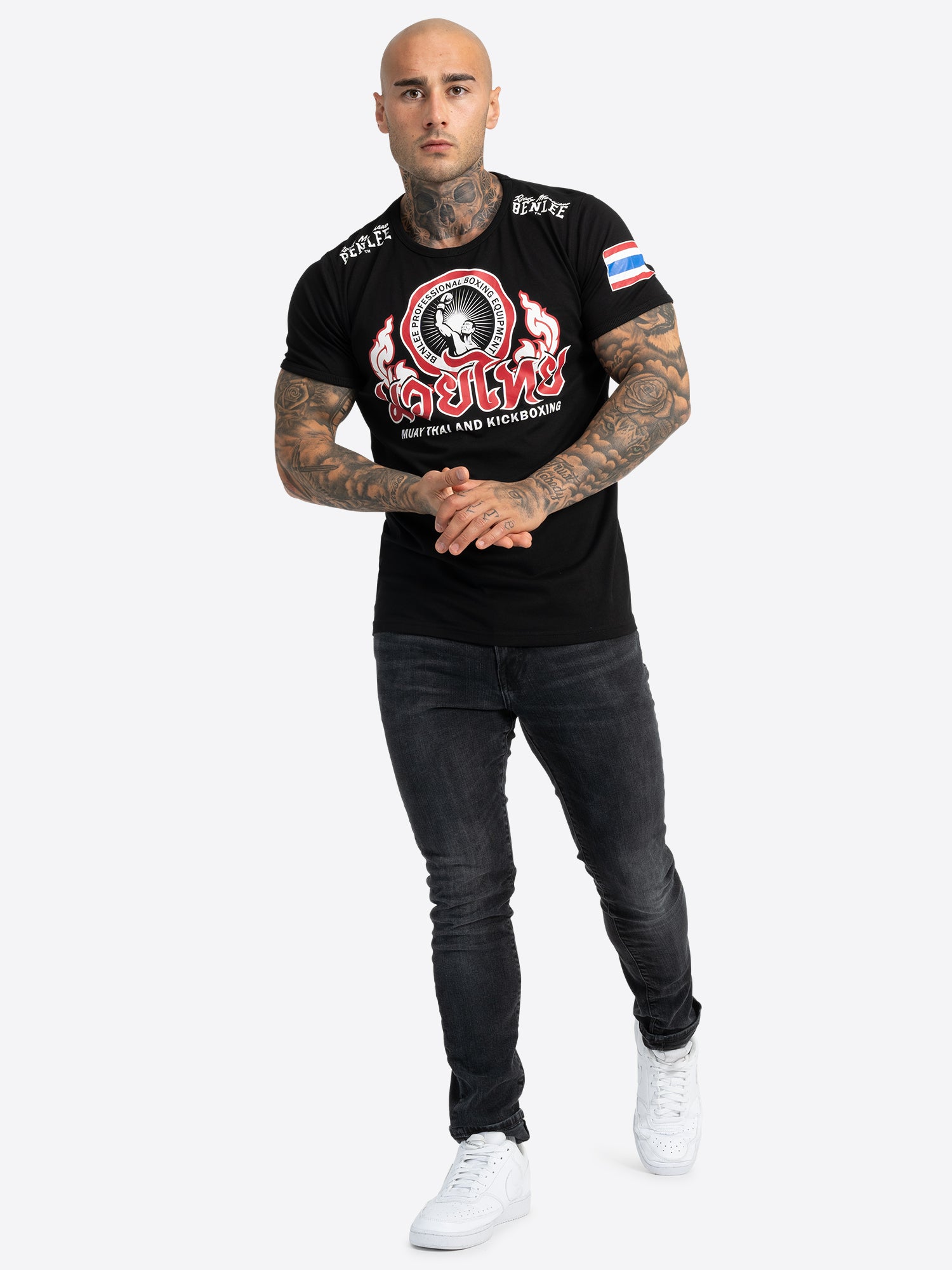 benlee-thailand-herren-t-shirt-thai-print-aus-baumwolle-slim-fit image 2