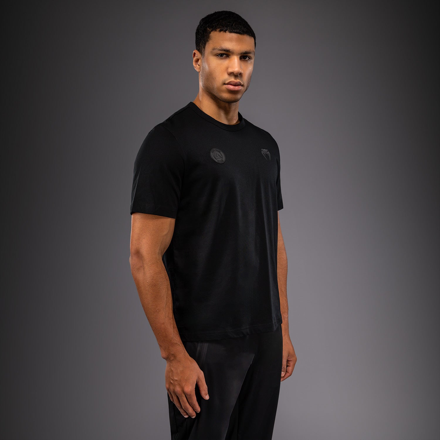 venum-x-roger-gracie-academy-t-shirt-schwarz-herren-kurzarm-rundhals image 4