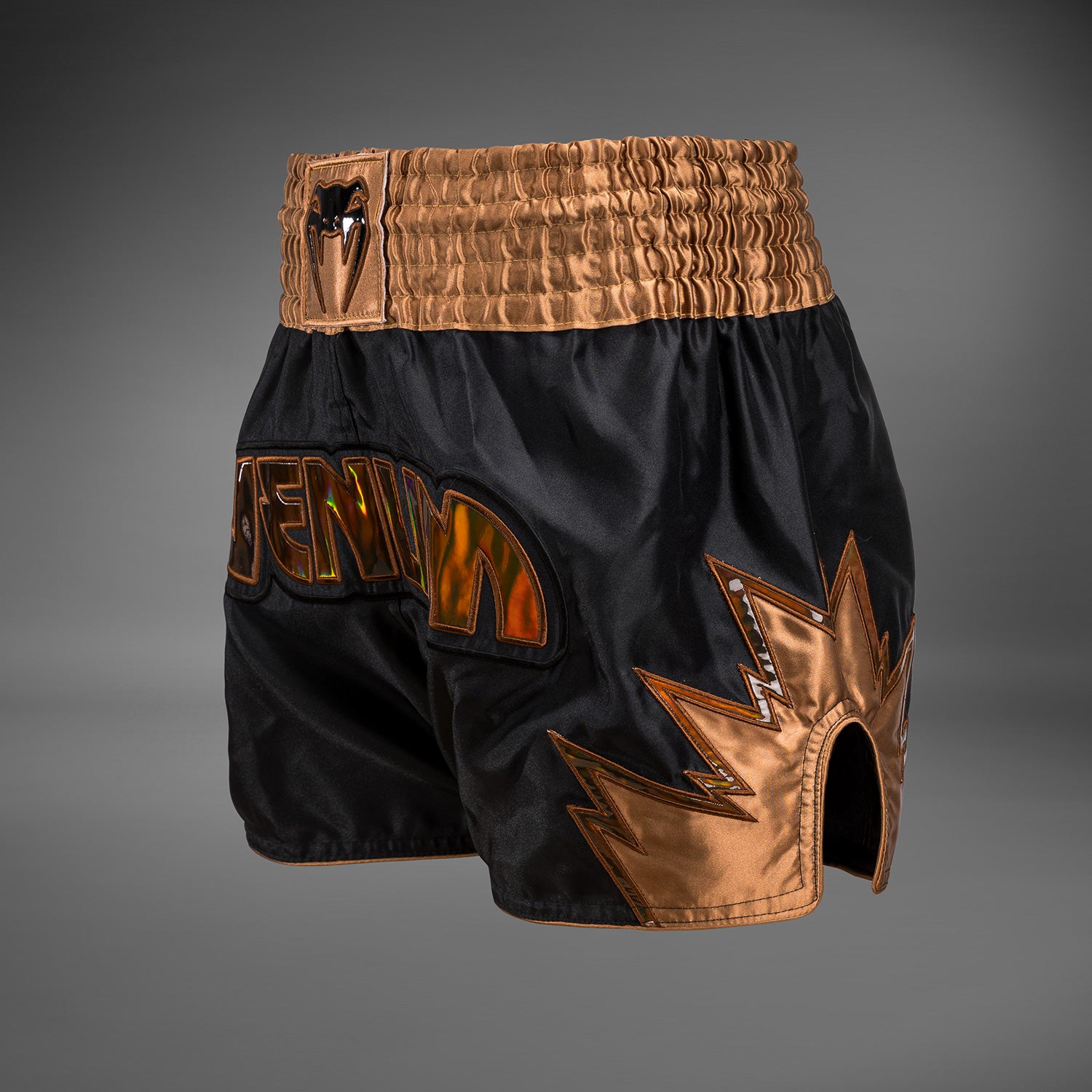 venum-inferno-muay-thai-shorts-schwarz-bronze image 2