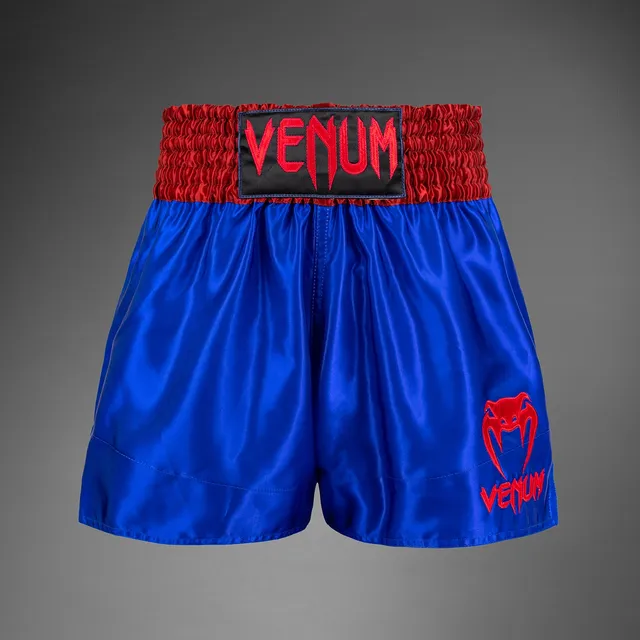 venum-classic-muay-thai-shorts-marineblau-rot image 1