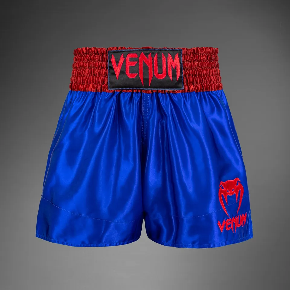 venum-classic-muay-thai-shorts-marineblau-rot image 1