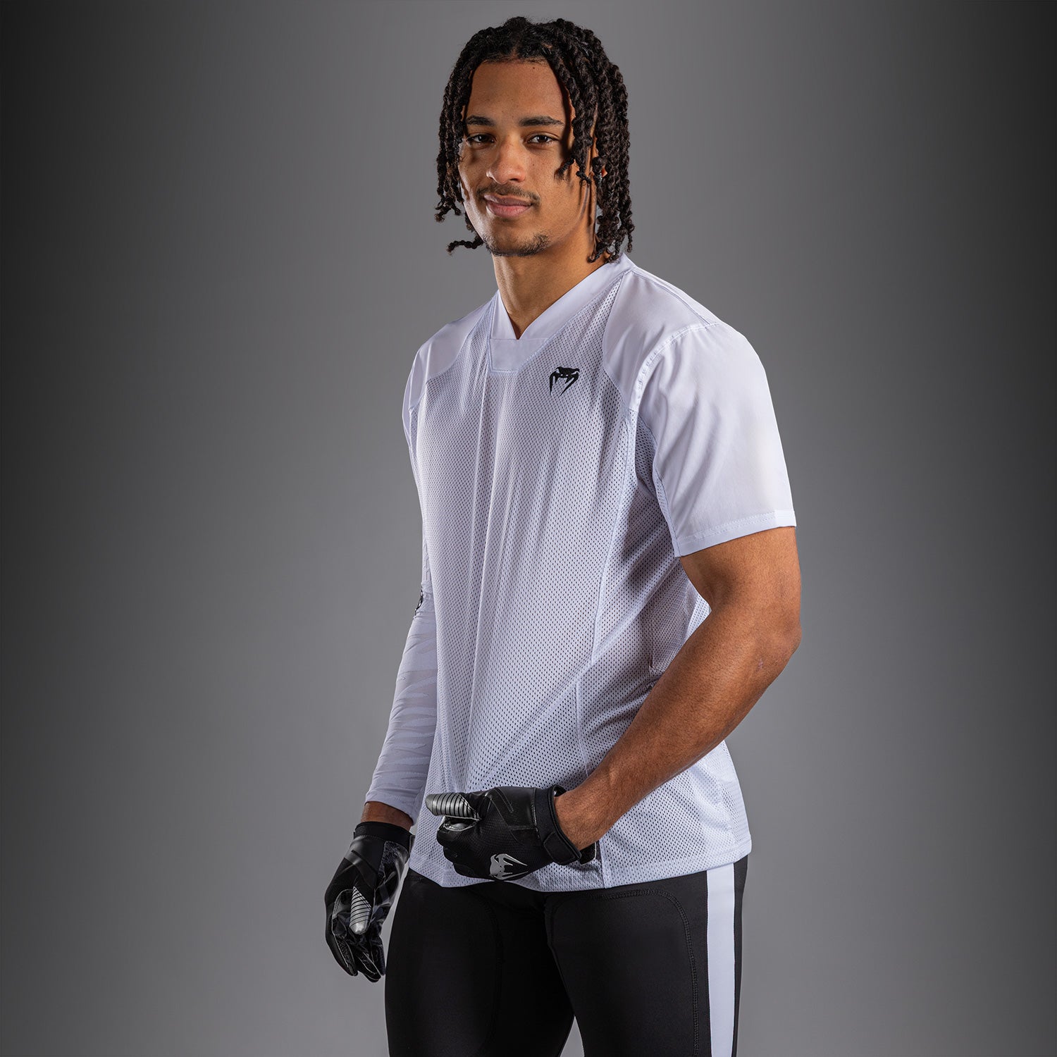 venum-elite-fu-ball-kurzarmtrikot-f-r-herren-wei image 5