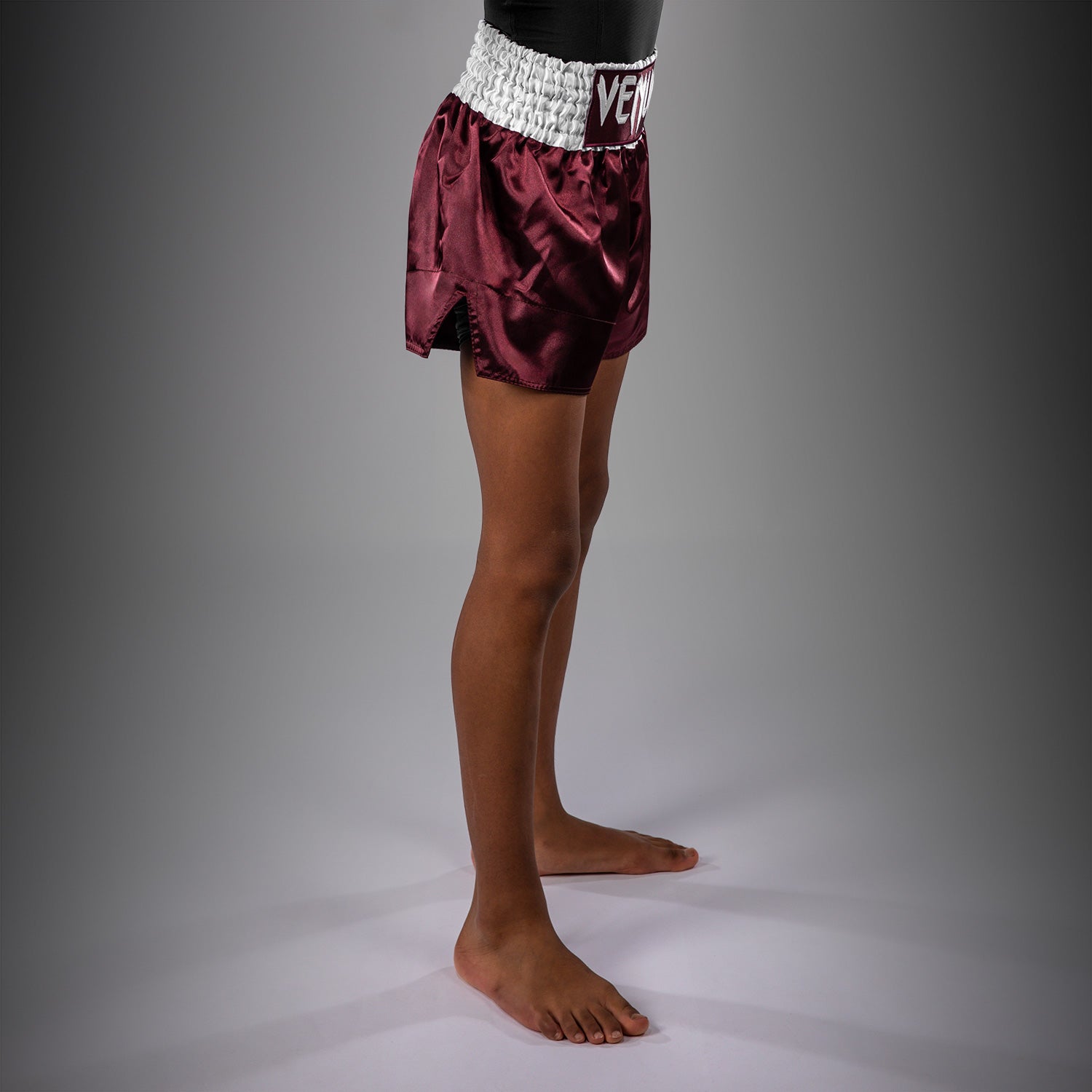 venum-classic-muay-thai-shorts-f-r-kinder-burgunder image 3