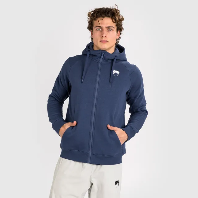 venum-strikeland-full-zip-hoodie-marineblau-herren image 1