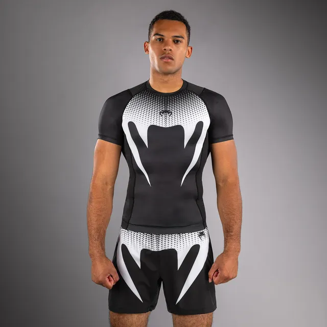 venum-no-gi-rashguard-langarm-ibjjf-herren-schwarz-wei image 1