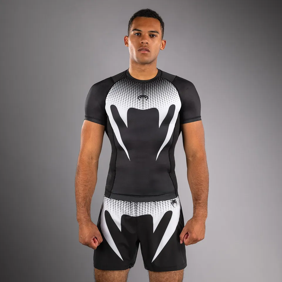 venum-no-gi-rashguard-langarm-ibjjf-herren-schwarz-wei image 1