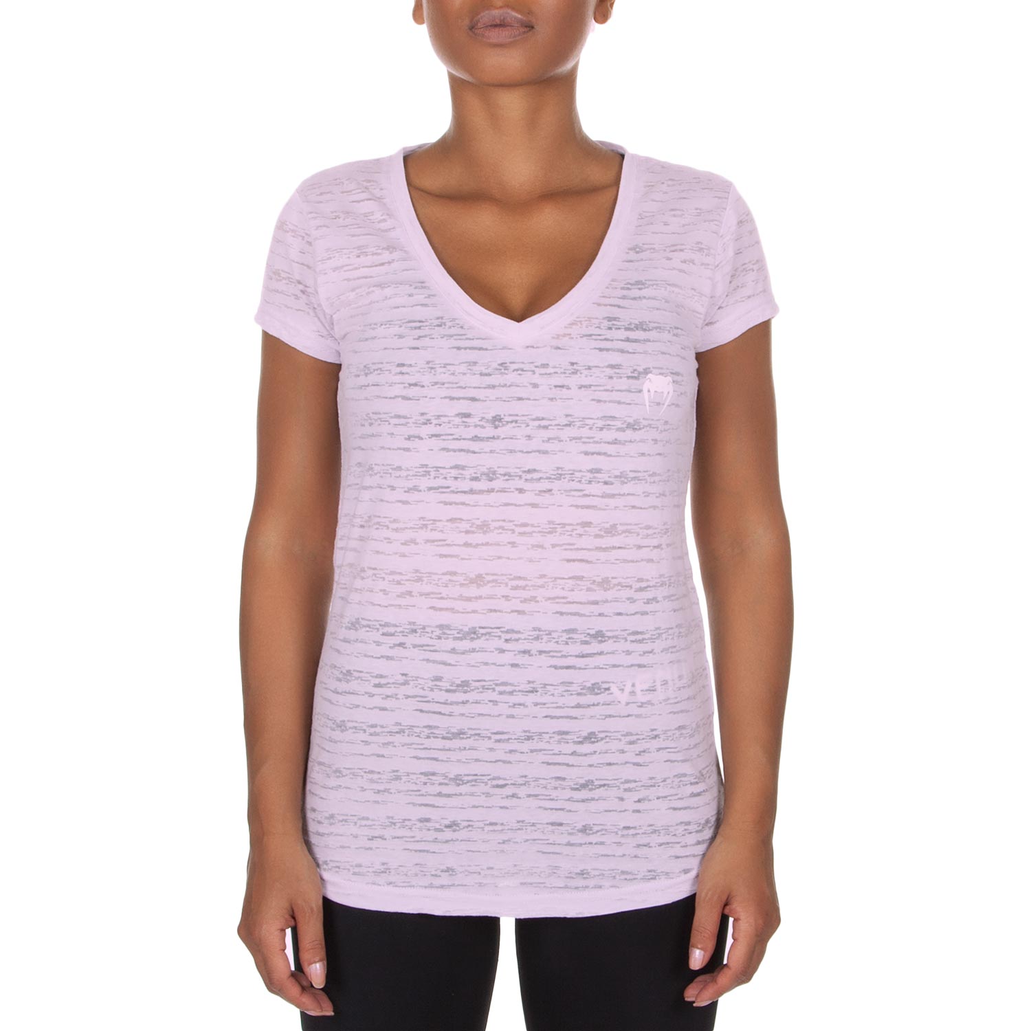 venum-essential-t-shirt-v-ausschnitt-violett image 2