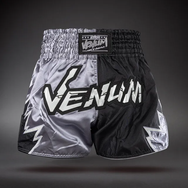 venum-inferno-2-0-muay-thai-shorts-grau-schwarz image 1