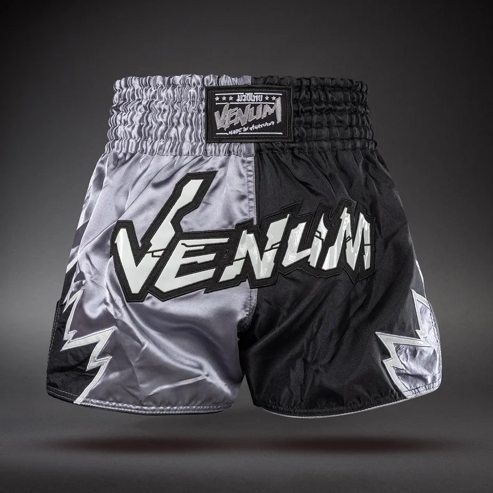 venum-inferno-2-0-muay-thai-shorts-grau-schwarz image 1
