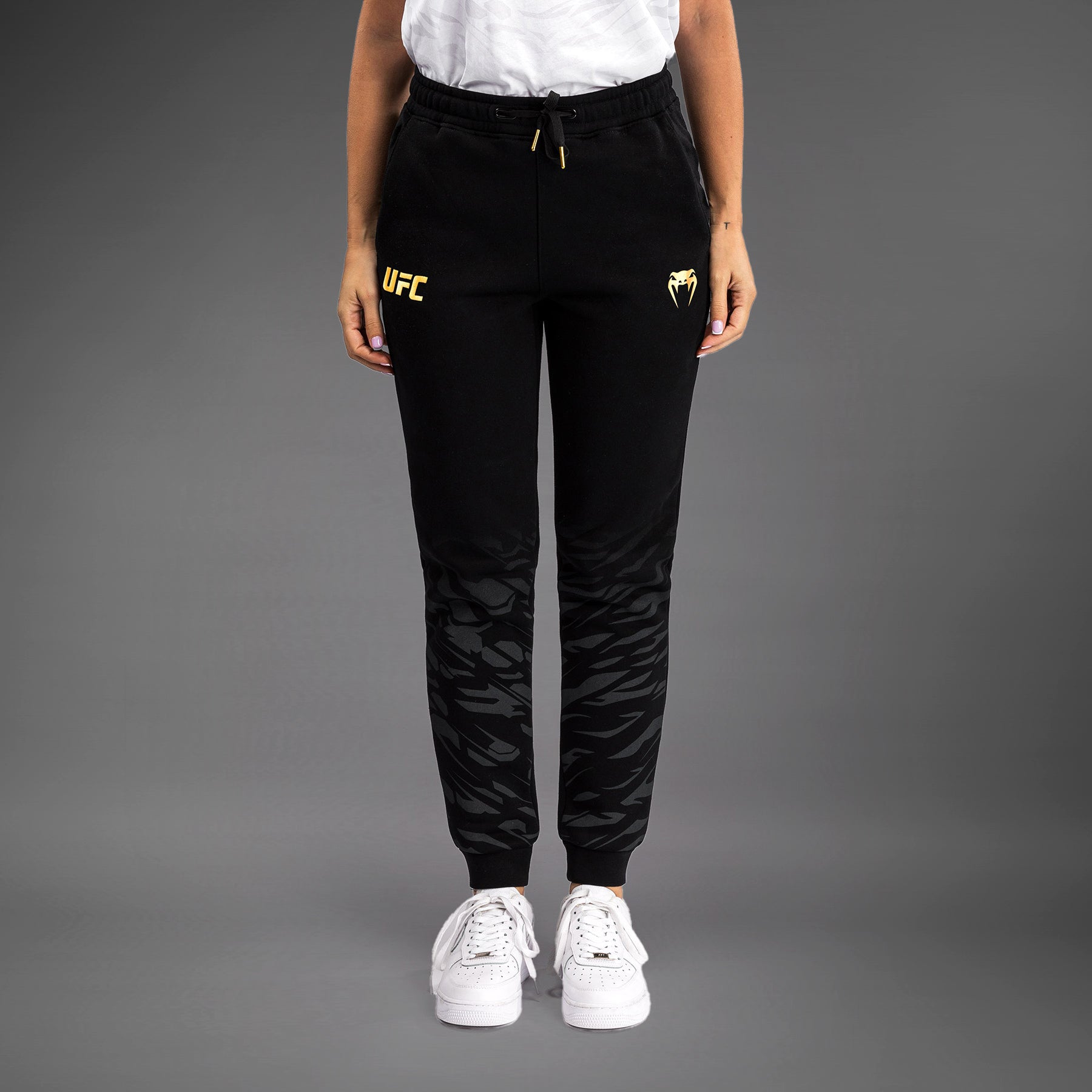 ufc-fusion-by-venum-replica-damen-hose-champion-schwarz-gold image 5