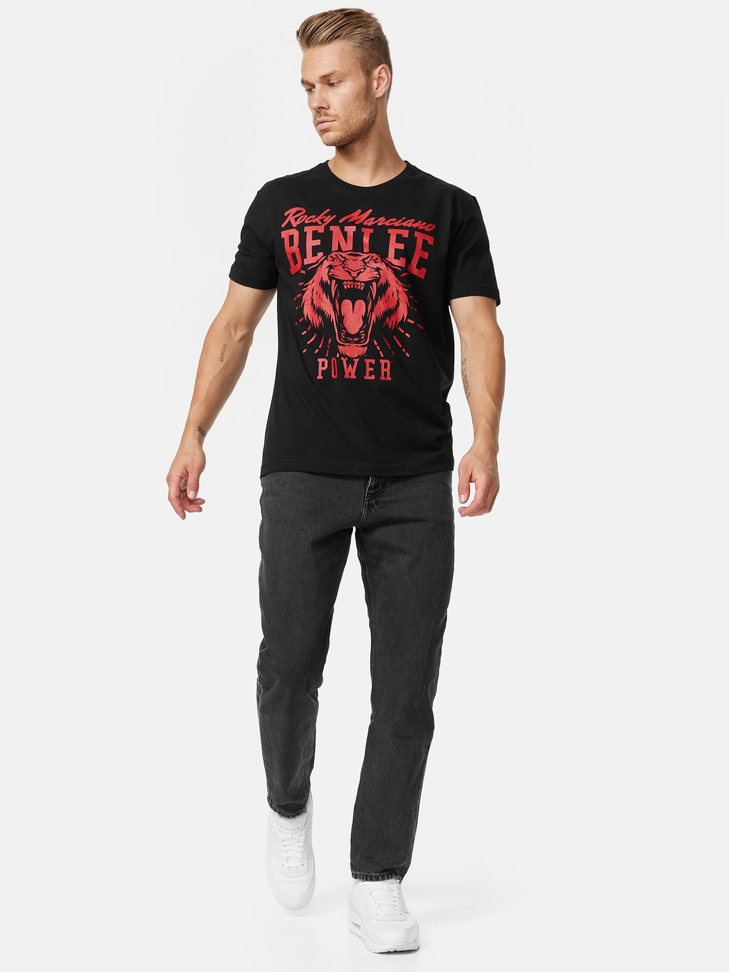 benlee-tiger-power-t-shirt-herren-mit-tiger-logo-print image 8