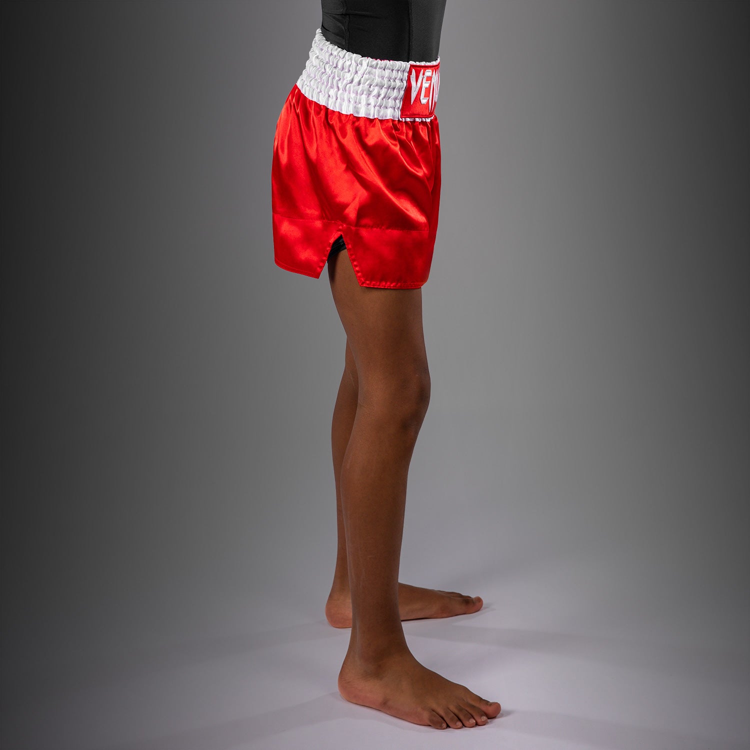 venum-classic-muay-thai-shorts-kinder-feuerrot image 2