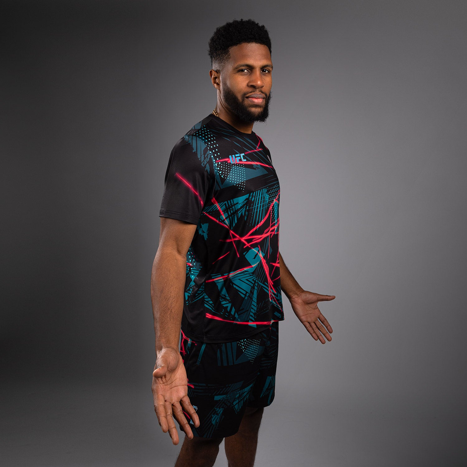ufc-fusion-by-venum-miami-edition-fight-week-dry-tech-t-shirt-herren-schwarz image 4