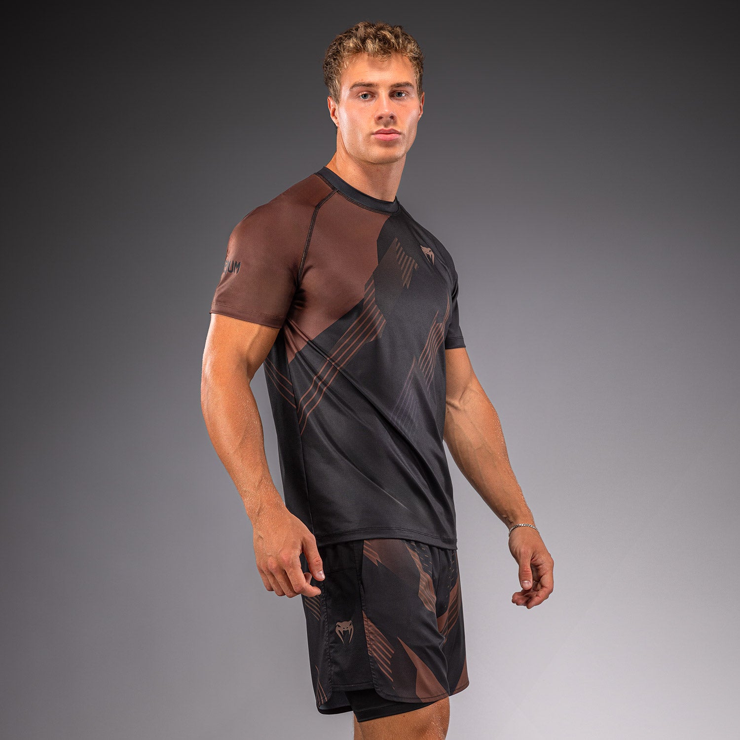venum-no-gi-6-0-dry-tech-t-shirt-schwarz-braun image 5
