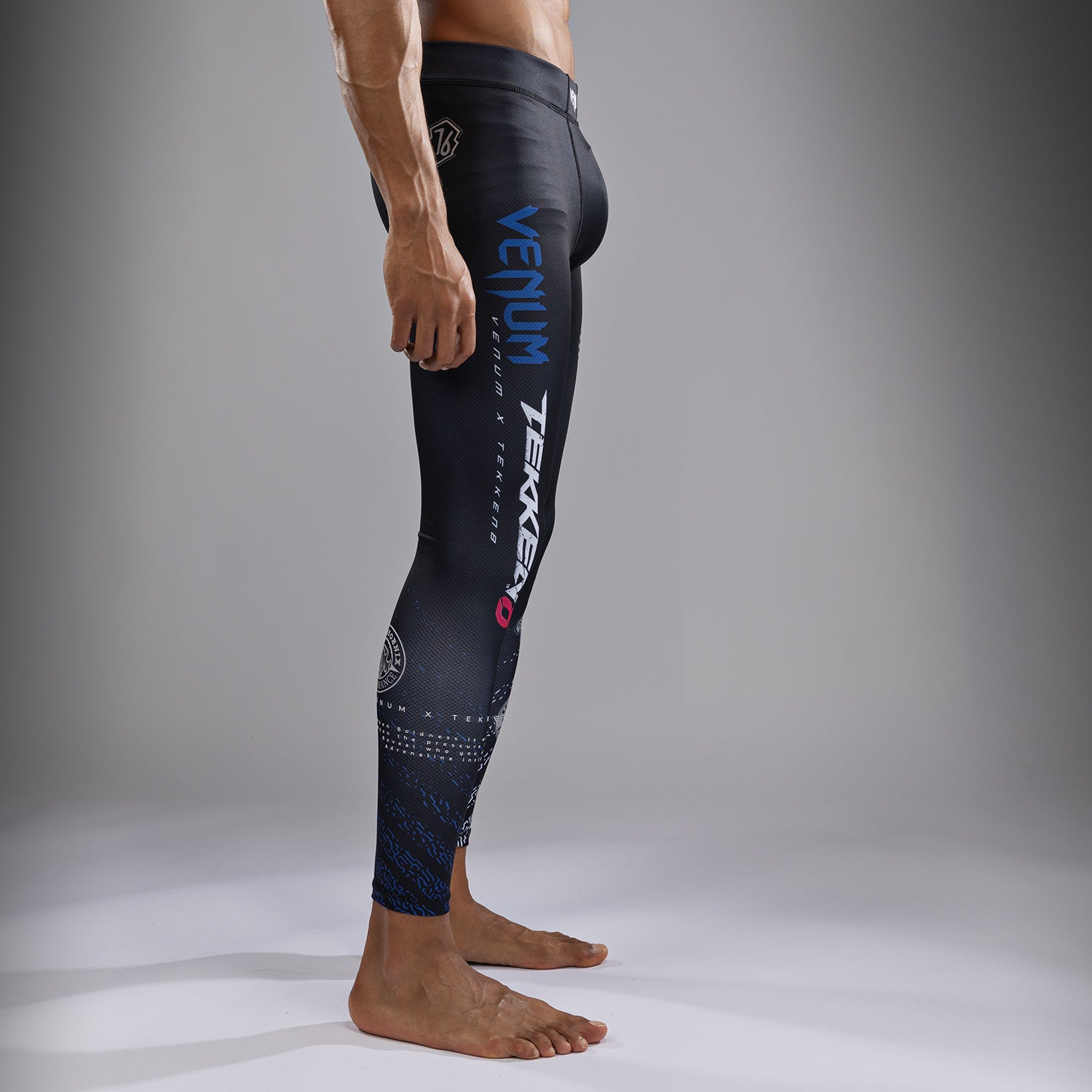 venum-x-tekken-8-paul-phoenix-spats-herren-schwarz-blau image 4