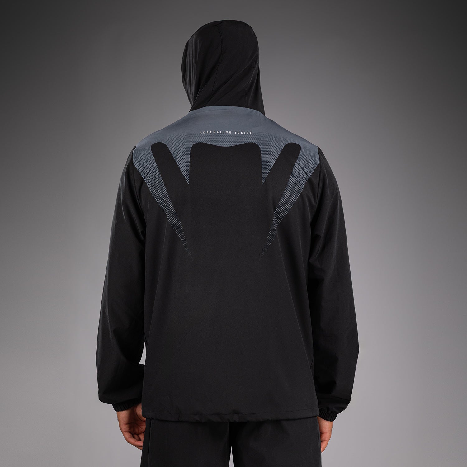 venum-adrenaline-trainingsjacke-schwarz-silbergrau image 3