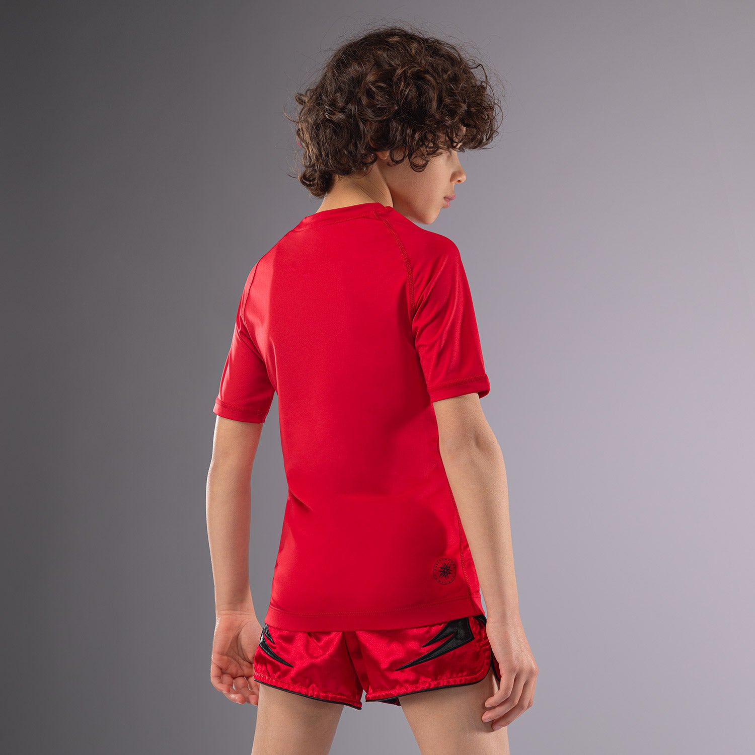 venum-contender-kinder-rashguard-kurzarm-kirschrot image 2