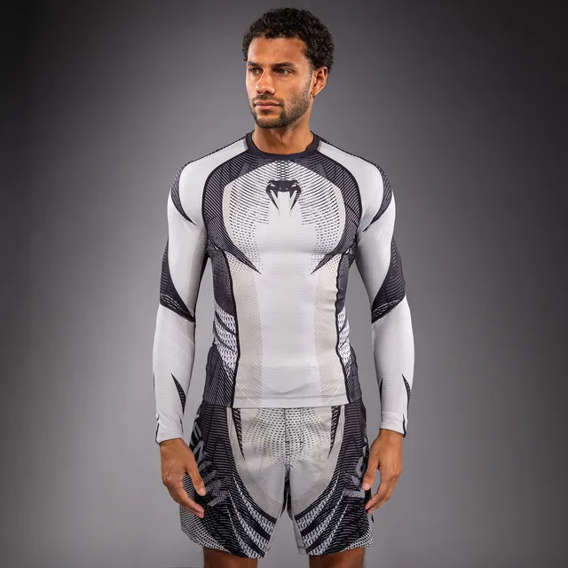 venum-galactic-3-0-langarm-rashguard-cremewei-schwarz image 1