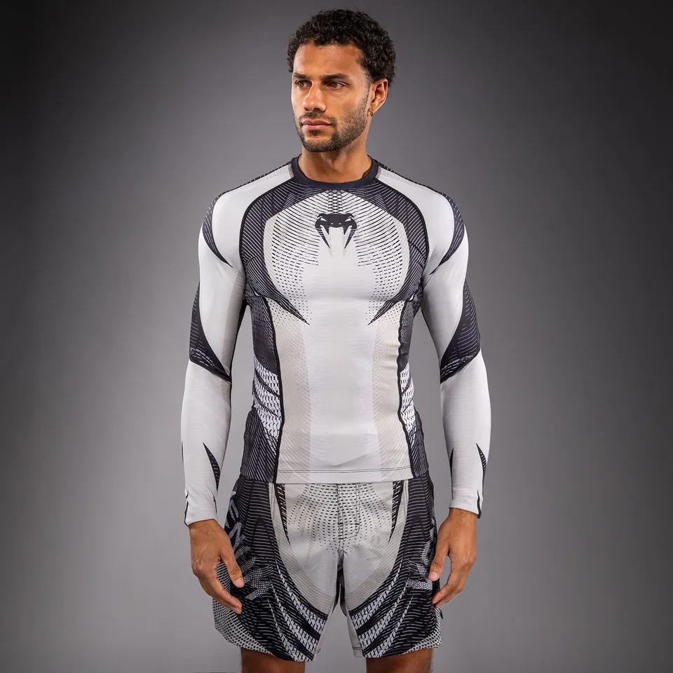 venum-galactic-3-0-langarm-rashguard-cremewei-schwarz image 1