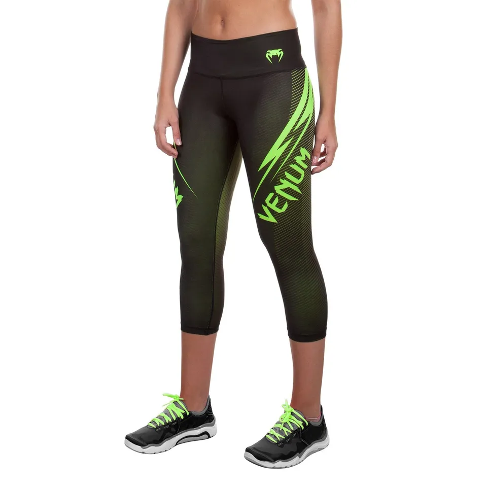 venum-razor-leggings-schwarz-gelb image 1