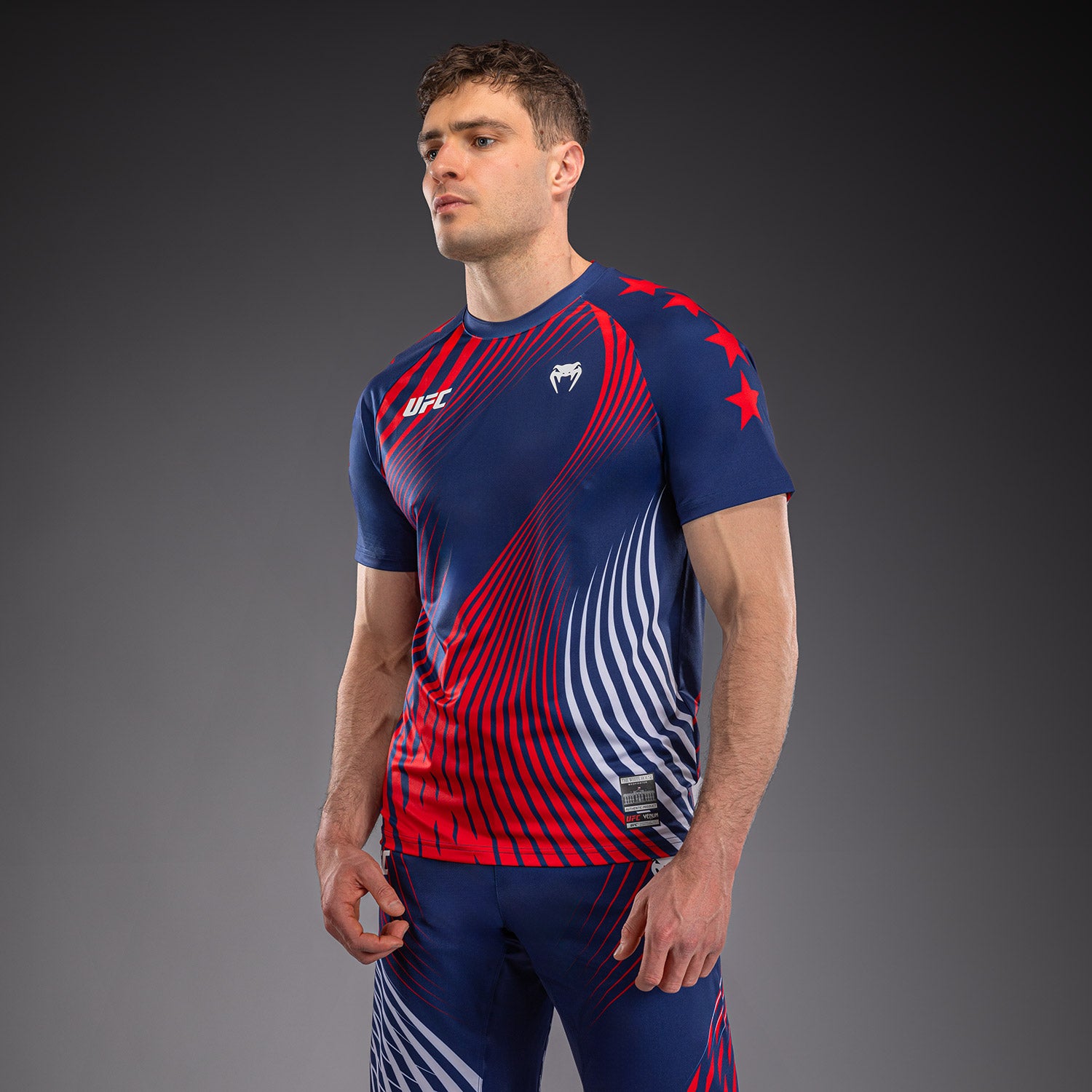 ufc-freedom-250-by-venum-walkout-jersey-herren-blau image 2