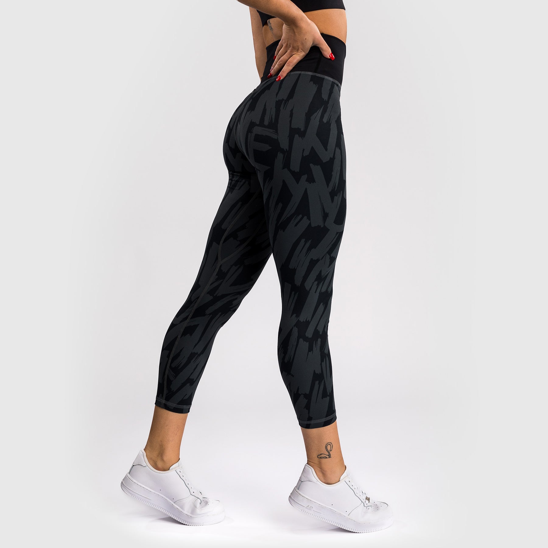 venum-graffiti-leggings-damen-lang-urban-charcoal image 2
