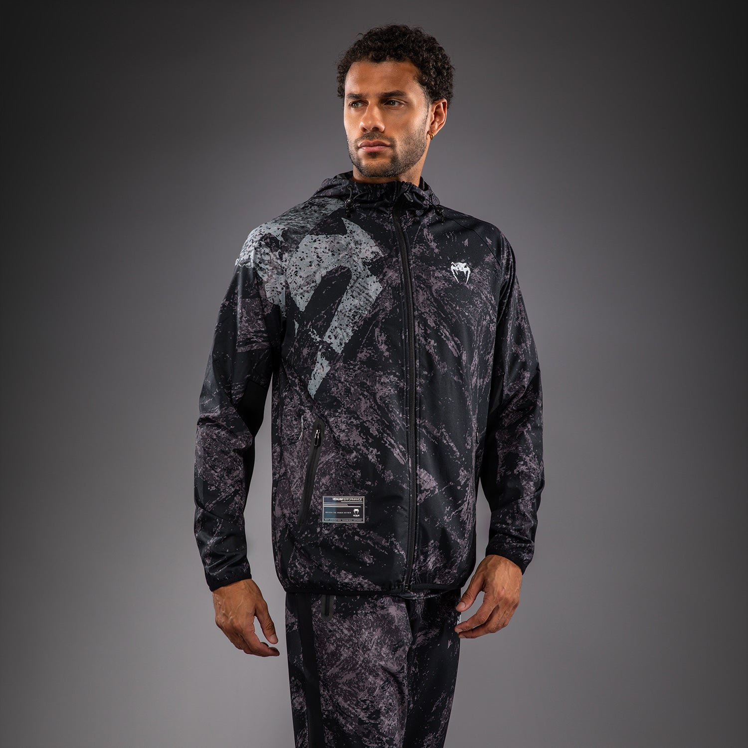 venum-rage-workout-trainingsjacke-schwarz-grau image 3